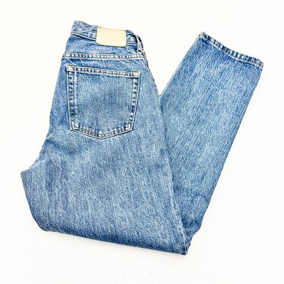 Everlane The Cheeky Jean Button Fly Medium Wash Denim Size 25 Crop - Picture 8 of 8